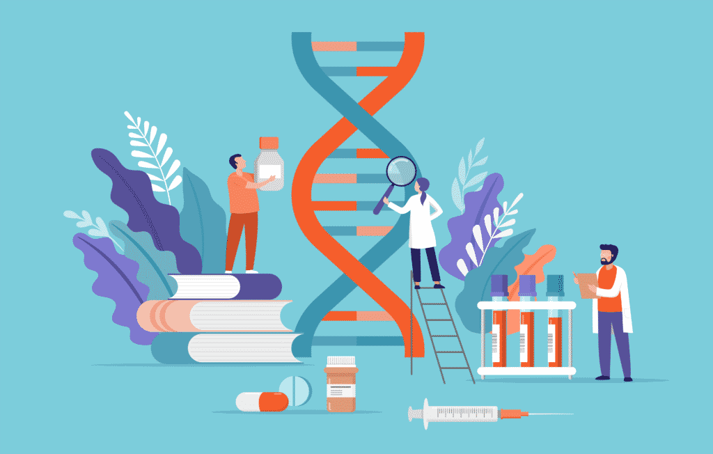 cancer research illustration